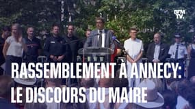 Attaque au couteau à Annecy: le discours du maire en intégralité  