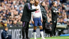 Pochettino et Lucas Moura