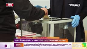 Vote des étrangers : "Ça fait le jeu du communautarisme"