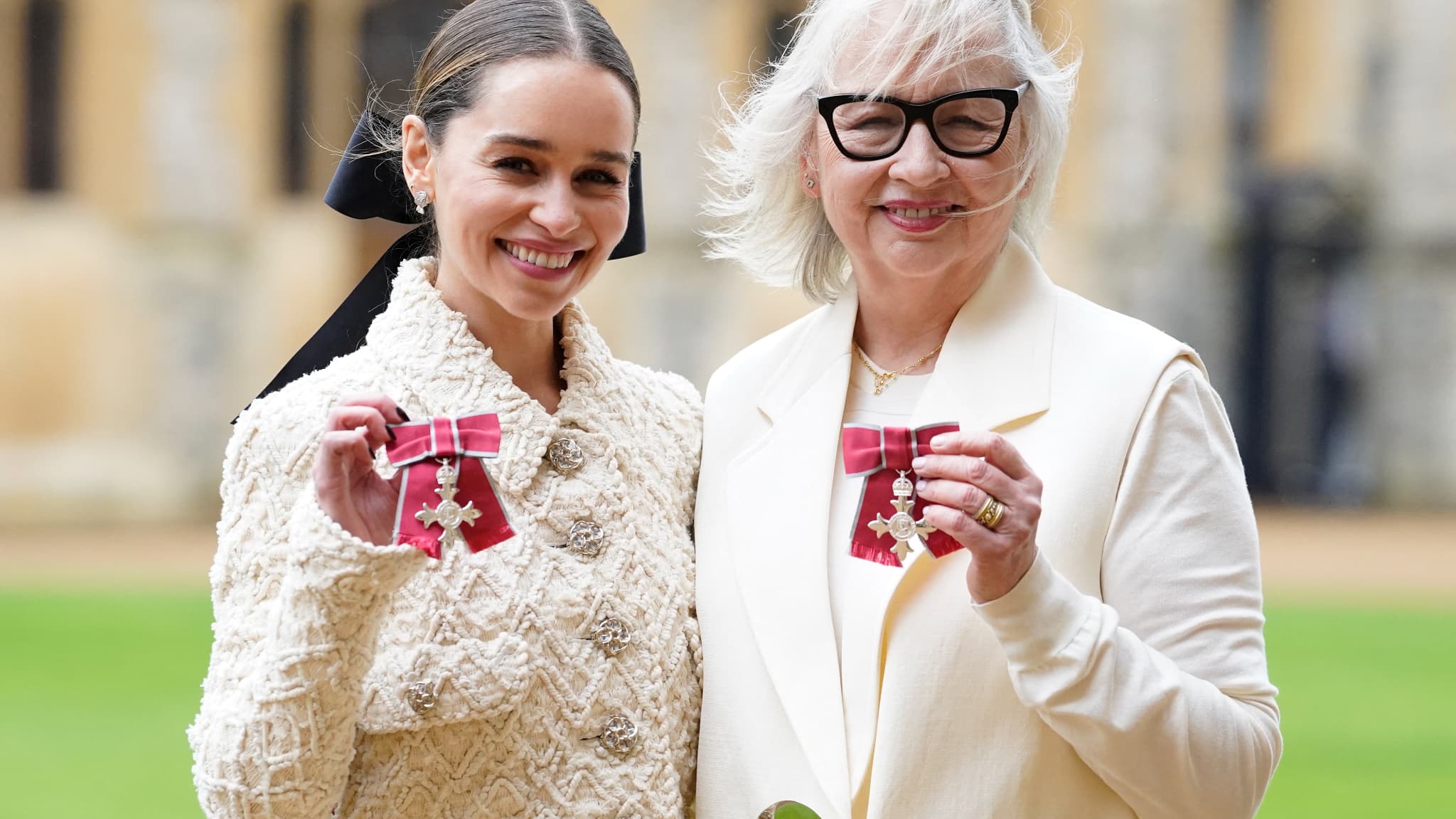  Emilia Clarke et sa mère 
