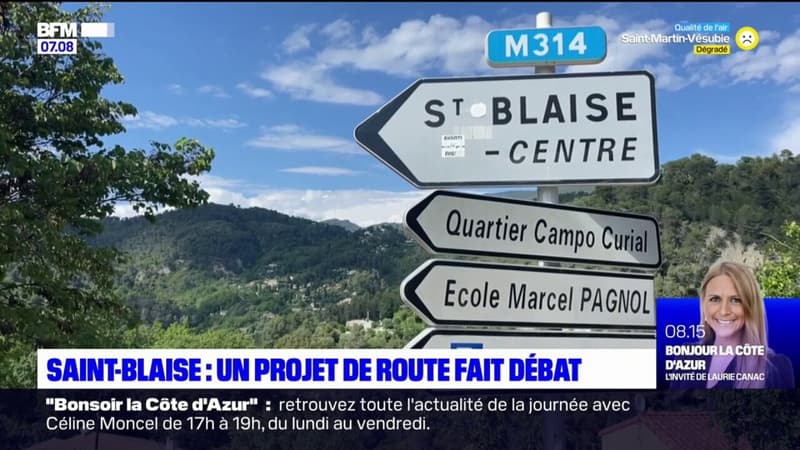 Alpes-Maritimes: un projet de route reliant un hameau au village de Saint-Blaise fait débat