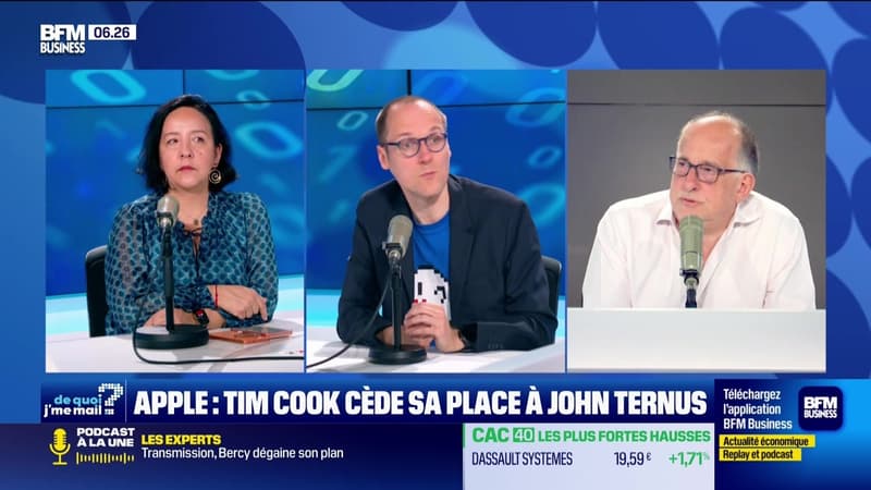 De Quoi J'me Mail : Apple, Tim Cook cède sa place à John Ternus (1/2) - 26/04