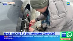 Isola : L'accès à la station rendu compliqué 