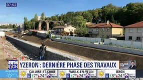 Dernière phase des travaux d'aménagement de l'Yzeron à Sainte-Foy-lès-Lyon