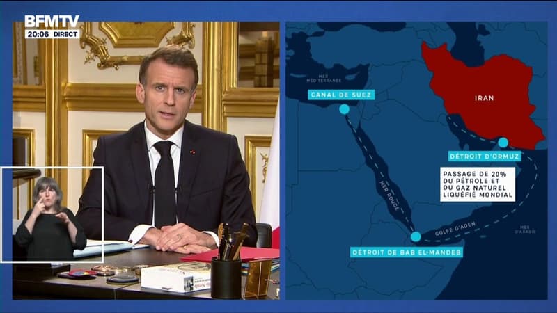 Guerre en Iran: Emmanuel Macron annonce l'envoi "de moyens anti-aériens supplémentaires et d'une frégate française, le Languedoc" à Chypre