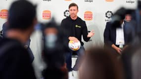 L'ancien footballeur espagnol Guti, à Madrid le 15 septembre 2021