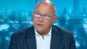 Michel Sapin face à Ruth Elkrief sur BFMTV, le 28 août 2018