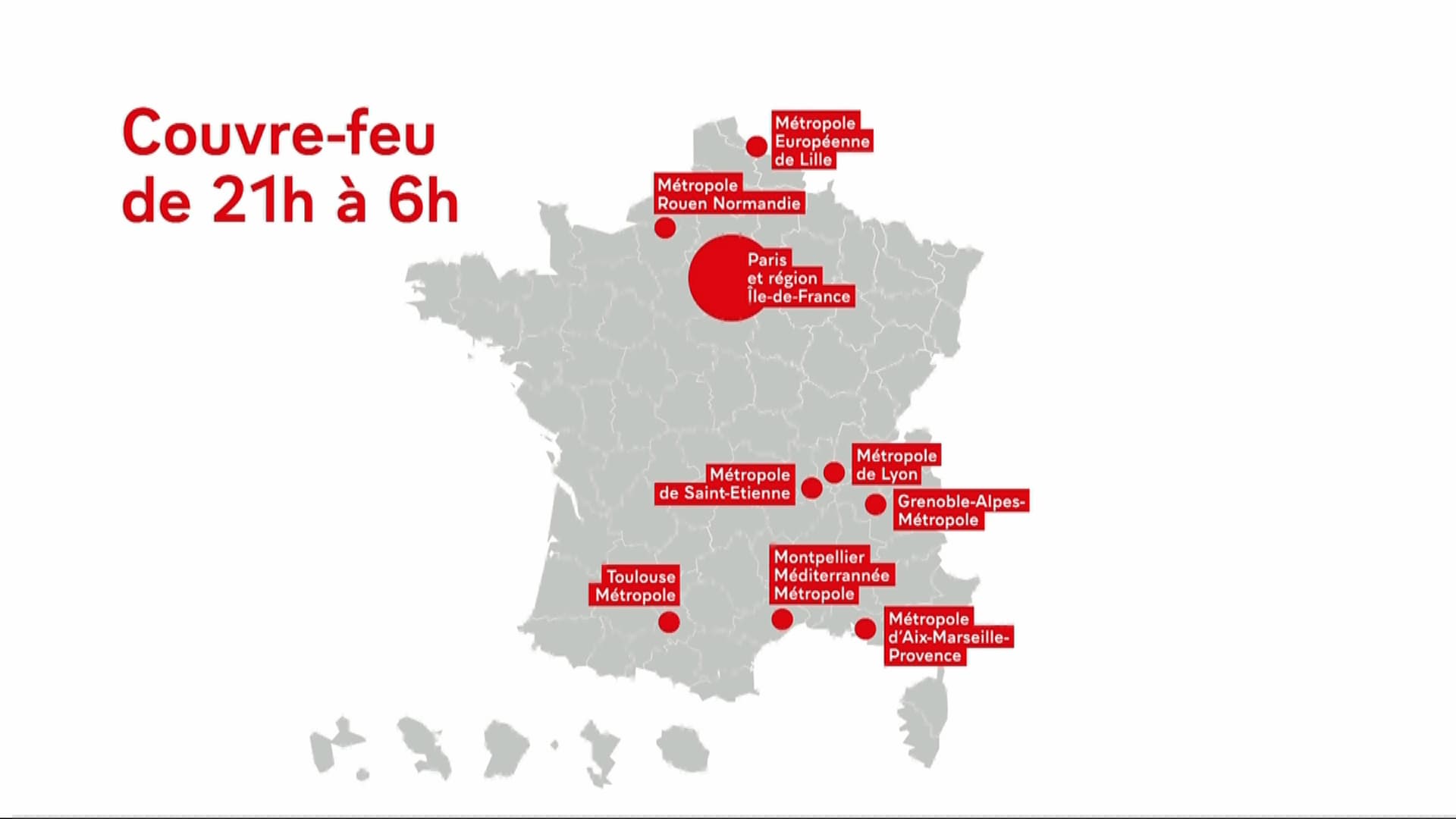 Carte couvre-feu Carte couvre-feu