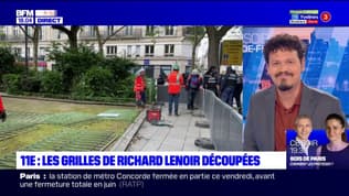 Paris: les grilles du square May-Picqueray dans le 11e arrondissement découpées malgré les protestations des riverains