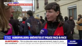 200 personnes, selon la CGT, bloquent un garage de camions poubelles à Aubervilliers