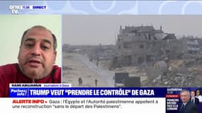 "C'est un nettoyage ethnique": Rami Abujamus, journaliste à Gaza, réagit aux propos de Donald Trump sur la prise de "contrôle" du territoire palestinien