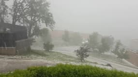 Tempête de grêle sur Saint-Etienne - Témoins BFMTV