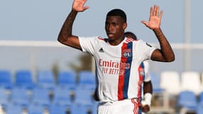 Le Brésilien Jean Lucas avec le maillot de l'OL le 22 juillet 2021
