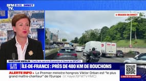 Grève SNCF: il y a près de 480 km de bouchons en Île-de-France