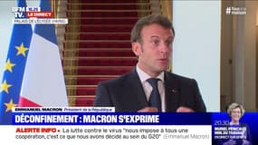 Coronavirus: selon Emmanuel Macron, "le confinement a été efficace" 