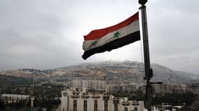 Un drapeau syrien flotte au dessus de Damas (image d'illustration).