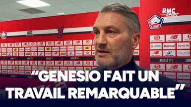 Lille 1-4 Strasbourg : "Il fait un travail remarquable", Olivier Létang conforte Genesio