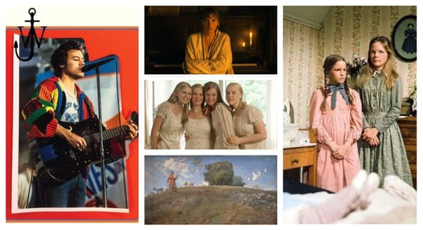 Le cardigan d'Harry Styles et celui de Taylor Swift, le film Virgin Suicides, les tableaux de Jean-François Millet, la série La petite maison dans la prairie Le cardigan d'Harry Styles et celui de Taylor Swift, le film Virgin Suicides, les tableaux de Jean-François Millet, la série La petite maison dans la prairie