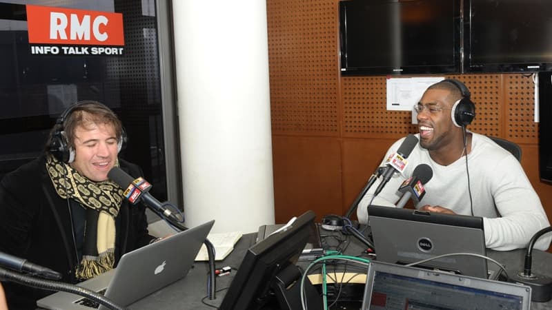 Teddy Riner avec Serge Simon
