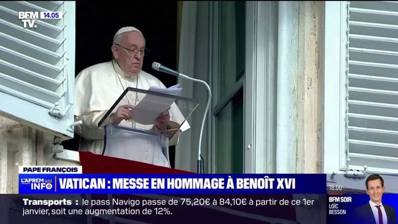 Les mots du pape François en hommage à Benoît XVI
