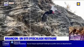 Briançon: un site d'escalade restauré