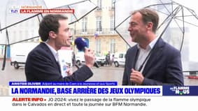 Flamme olympique dans le Calvados: la flamme va "pouvoir brûler" toute la journée malgré la pluie