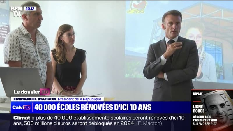 Éducation: Emmanuel Macron souhaite la rénovation de 40 000 écoles 