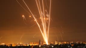 Des roquettes lancées depuis la bande de Gaza en direction d'Israël, jeudi 13 mai 2021