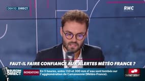 Faites-vous confiance aux alertes de Météo France? Ça fait débat sur RMC
