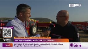 Incendie dans l'Aude: "Nous restons vigilants en raison des conditions climatiques"