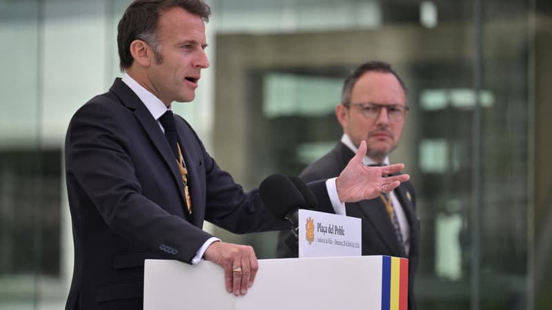 Accord d'association avec l'UE: Emmanuel Macron avertit que si Andorre le refuse, "la porte ne se rouvrira pas"