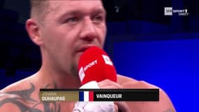 Duhaupas :  "J'ai eu du mal à entrer au début mais j'ai pu installer ma boxe"