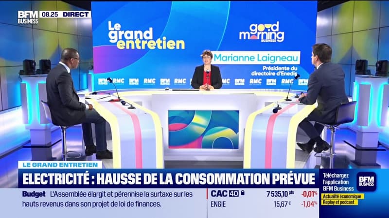 Électricité: hausse de la consommation prévue