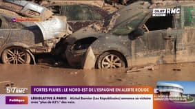 Fortes pluies : Le Nord-Est de l'Espagne en alerte rouge