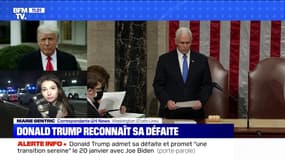 Donald Trump reconnaît sa défaite - 07/01