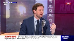 Clément Beaune dénonce "un trafic d'êtres humains organisé" par la Biélorussie à la frontière polonaise