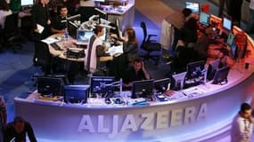 La rédaction d'Al-Jazeera à Doha