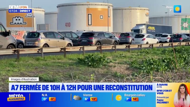Une partie de l'A7 fermée ce lundi matin pour une enquête judiciaire