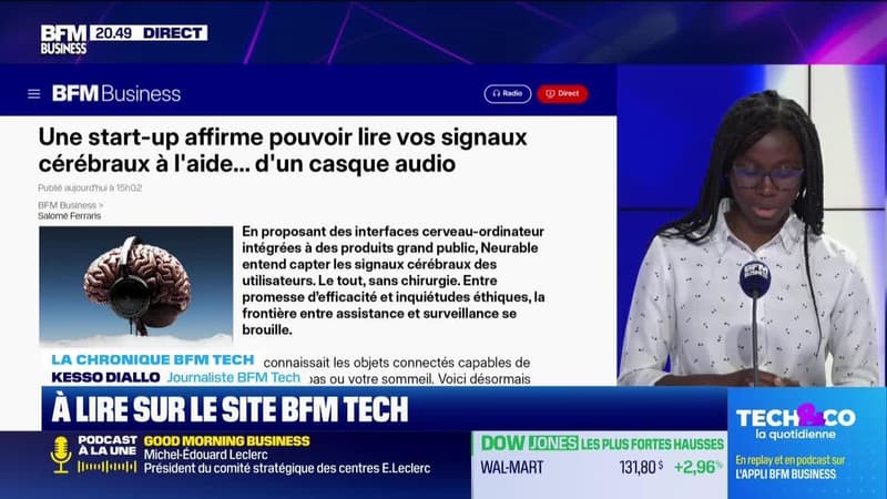 À lire sur le site Tech&Co : Neurable affirme pouvoir lire vos signaux cérébraux à l'aide… d'un casque audio, par Kesso Diallo - 30/04