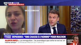 Légion d'honneur de Gérard Depardieu: "Emmanuel Macron fait la démonstration de sa lâcheté", pour Raphaëlle Rémy-Leleu (EELV)