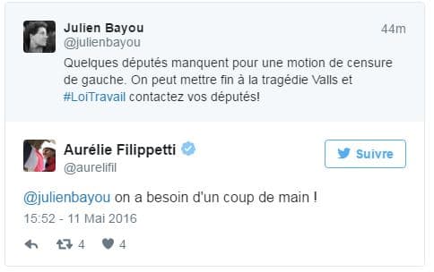 Capture d'écran Twitter @aurelifil Capture d'écran Twitter @aurelifil