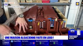 Une maison alsacienne faite en Lego