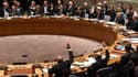 Le vote de la résolution sur la Syrie au siège des Nations Unies.