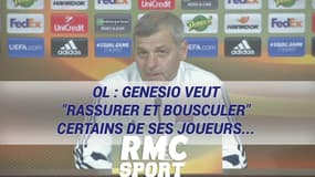 OL : Genesio veut "rassurer et bousculer" certains de ses joueurs...