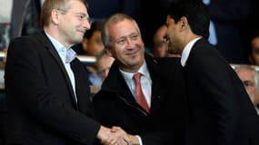 Dmitri Rybolovlev, Vadim Vasilyev et Nasser Al-Khelaïfi