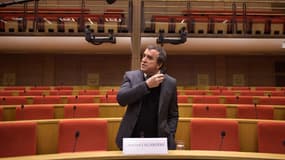 Arnaud Lagardère, au Sénat le 17 février 2022