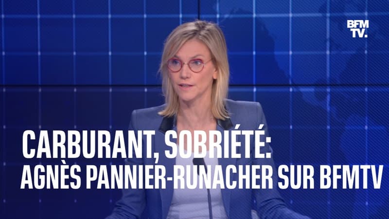 Carburant, sobriété: l'interview d'Agnès Pannier-Runacher sur BFMTV en intégralité