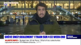 Grève SNCF: seulement 1 train sur 4 ce week-end