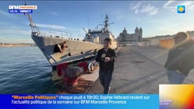 Marseille : le "Commandant Bouan" est arrivé au J4 où il sera visitable ce week-end