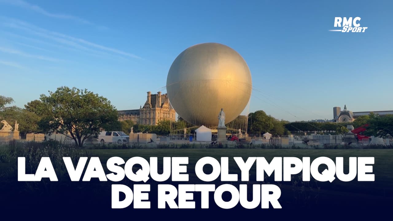 Jeux olympiques : La vasque olympique de retour au jardin des Tuileries
